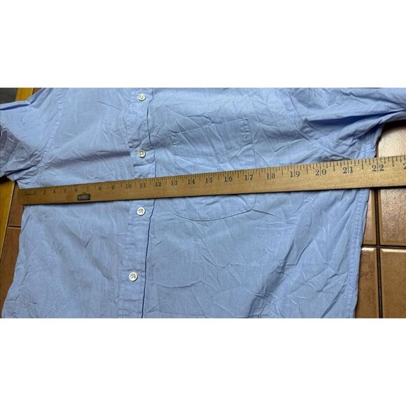 Alex Mill Wash & Go Shirt Mens Sz Med Light Blue Long Sleeve Button Up Casual - Picture 4 of 6